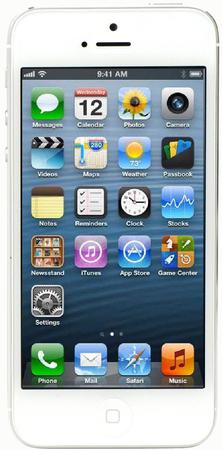 Смартфон Apple iPhone 5 32Gb White & Silver - Уфа